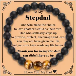 Mens Bracelet Gifts for Dad Husband Stepdad Bonus/First Time/New Dad to Be -Father's Day Christmas Valentines Day Anniversary Birthday Gifts for Him Man