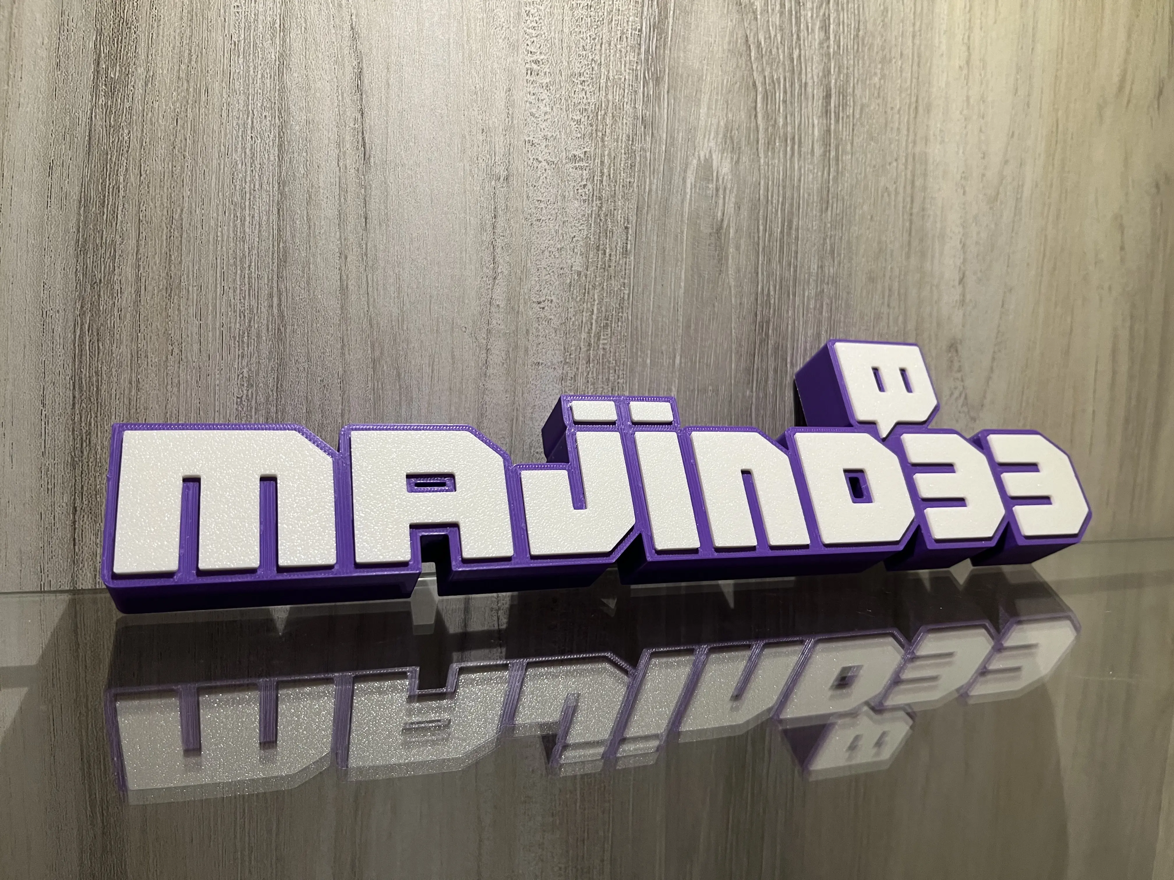 Twitch Style Personalized Streamer Name Plate Decor Signs