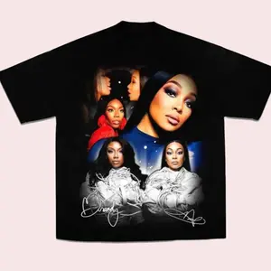 BRANDY & MONICA COLLAGE AUTOGRAPH TEE, Brandy and Monica T-Shirt, The Boy Is Mine Tee, R&B Legends Graphic Shirt, 90s Music Icon Tee, Signed Music Legends Tee, Brandy Monica 2025 Shirt, Womenswear