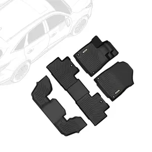 OEDRO Floor Mats Fit for 2022-2025 Acura MDX, All Weather Custom Fit 2025 Acura MDX Floor Liners Includes 1st and 2nd 3rd Row Full Set Liners