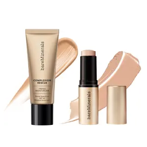 Complexion Rescued: Tinted Moisturizer SPF 30 + Skin Tint Stick Duo - Fair to Light Medium skin tones - Light Coverage Foundation Bundle