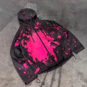 Premium Men's/Women's Water-Activated Color-Changing Rain Jacket - Thermochromic Edition, High-Tech Fashion Statement