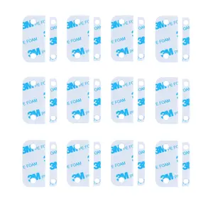 Adhesive Replacement Tape for Ring Alarm Contact Sensors & Magnets (2nd Gen) – Durable Double-Sided Pads for Easy Installation – Pack of 12 Sensor Pads & 12 Magnet Pads, Pre-Cut, No Cutting Needed