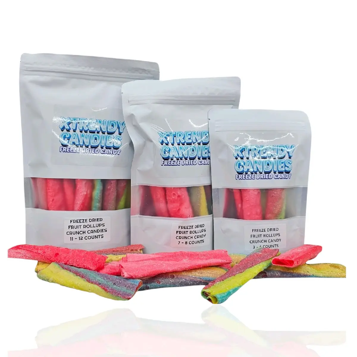 Freeze Dried Fruit Rollups - Freeze Dried Candy Variety - Sweet Snack - Fun Variety - Freeze Dried Variety Pack - Bonbon