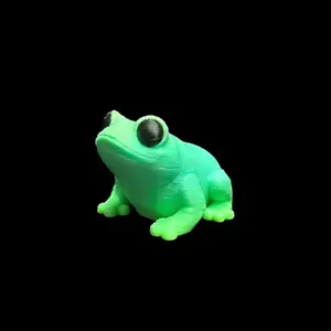 Tiny Frog Sculpture 3D Print