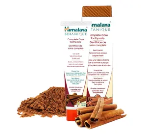 Himalaya Botanique Complete Care Toothpaste, Herbal, Cinnamon Flavor, Fights Plaque, Freshens Breath, Fluoride Free, No Artificial Flavors, SLS Free, Cruelty Free, Foaming, 5.29 Oz, 1 Pack