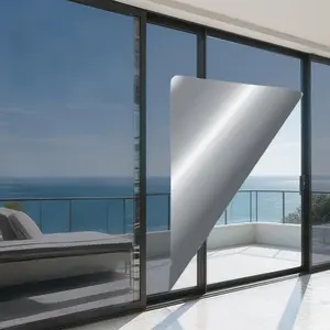 Complete Blackout Window Privacy Film, High-quality Pet Material for Light Blocking and Insulation, Sun Shade Film Ideal for Home and Office Use