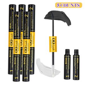 OQ Lash Bond & Seal Waterproof Glue Lash Cluster Glue for Eyelash Extensions 48 Hours Long-Lasting Strong Gentle Comfortable Non-Irritating 2-in-1 Bond and Seal Lash Glue for Eyelash Cluster Eyelashextension