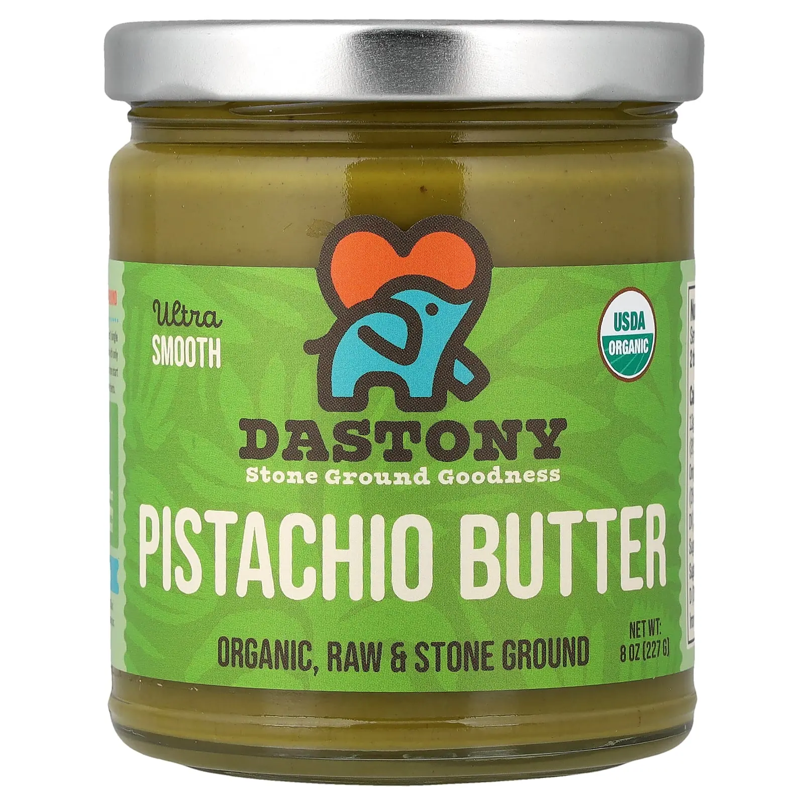 Dastony Organic Pistachio Butter, Ultra Smooth, 8 oz (227 g) Dastony Organic Pistachio Butter, Ultra Smooth, 8 oz (227 g)
