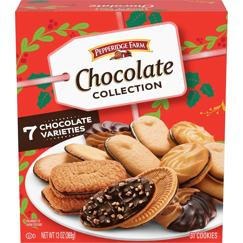 Farm Chocolate Collection, 7 Cookie Varieties, 13-oz Box