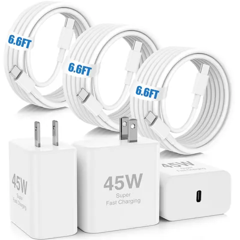 45W Super Fast Charger Type C, USB C Android Phone Charger Fast Charging Cord with 6ft Cable Compatible with Samsung Galaxy S25 Ultra/S25/S24/S23 Ultra/S22 Ultra/S20 Ultra/Note 10 Plus/Galaxy Tab S8, Devices, Mobile