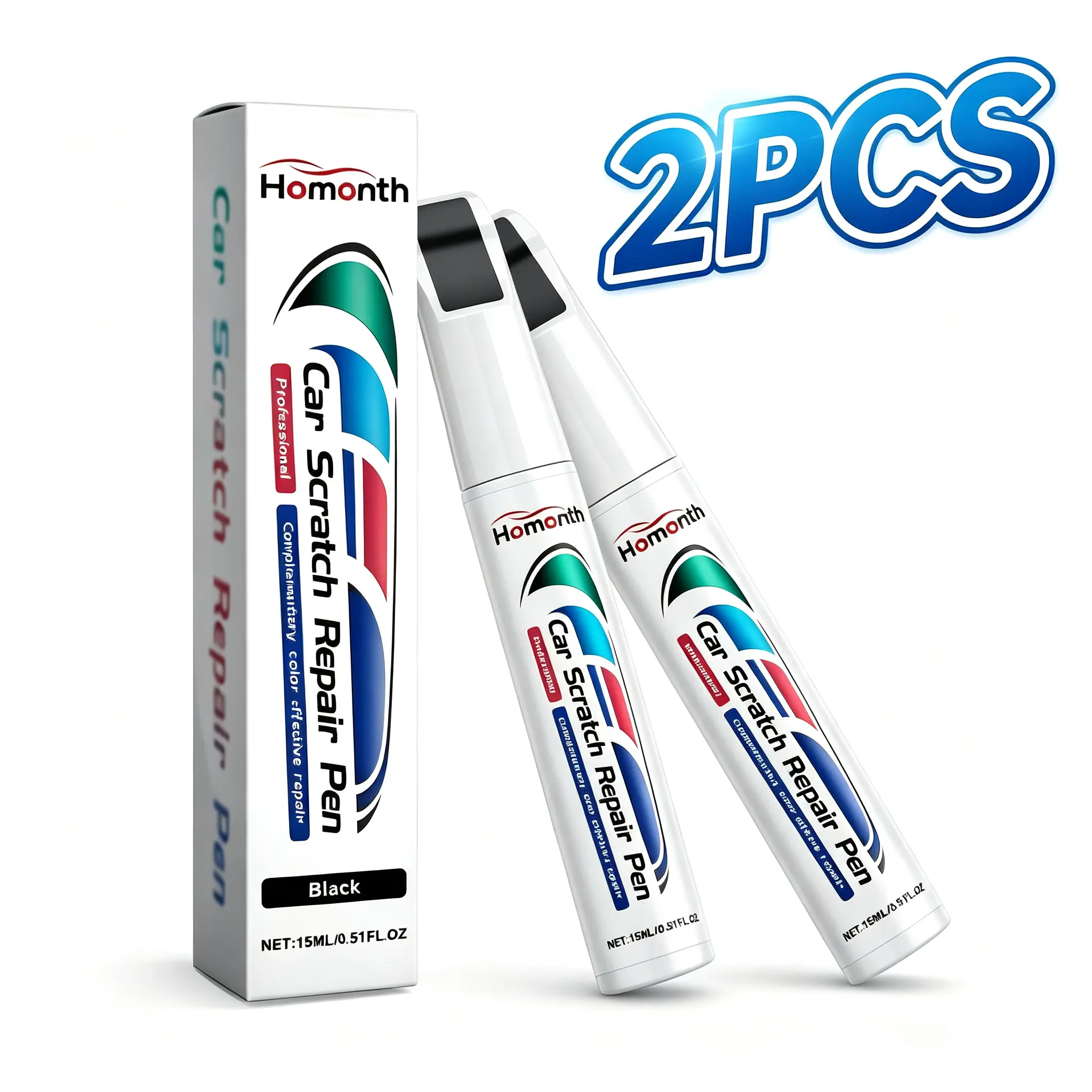 Car Scratch Repair Pen -Black Car Paint Repair Pen for Minor Scratch,Pen Car Scratch Remover, Car Remover Scratch Paint Pen,Car Protection Kit,Quick Dry