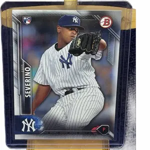 Luis Severino RC Rookie Baseball Card - New York Yankees Pinstripe Uniform - Official MLB Trading Card