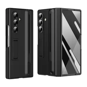 Samsung Galaxy Z Fold 6/7 Case with Integrated S Pen Slot, Premium Full-Body Protection for Foldable Cellphone, Anti-Drop Gear Design