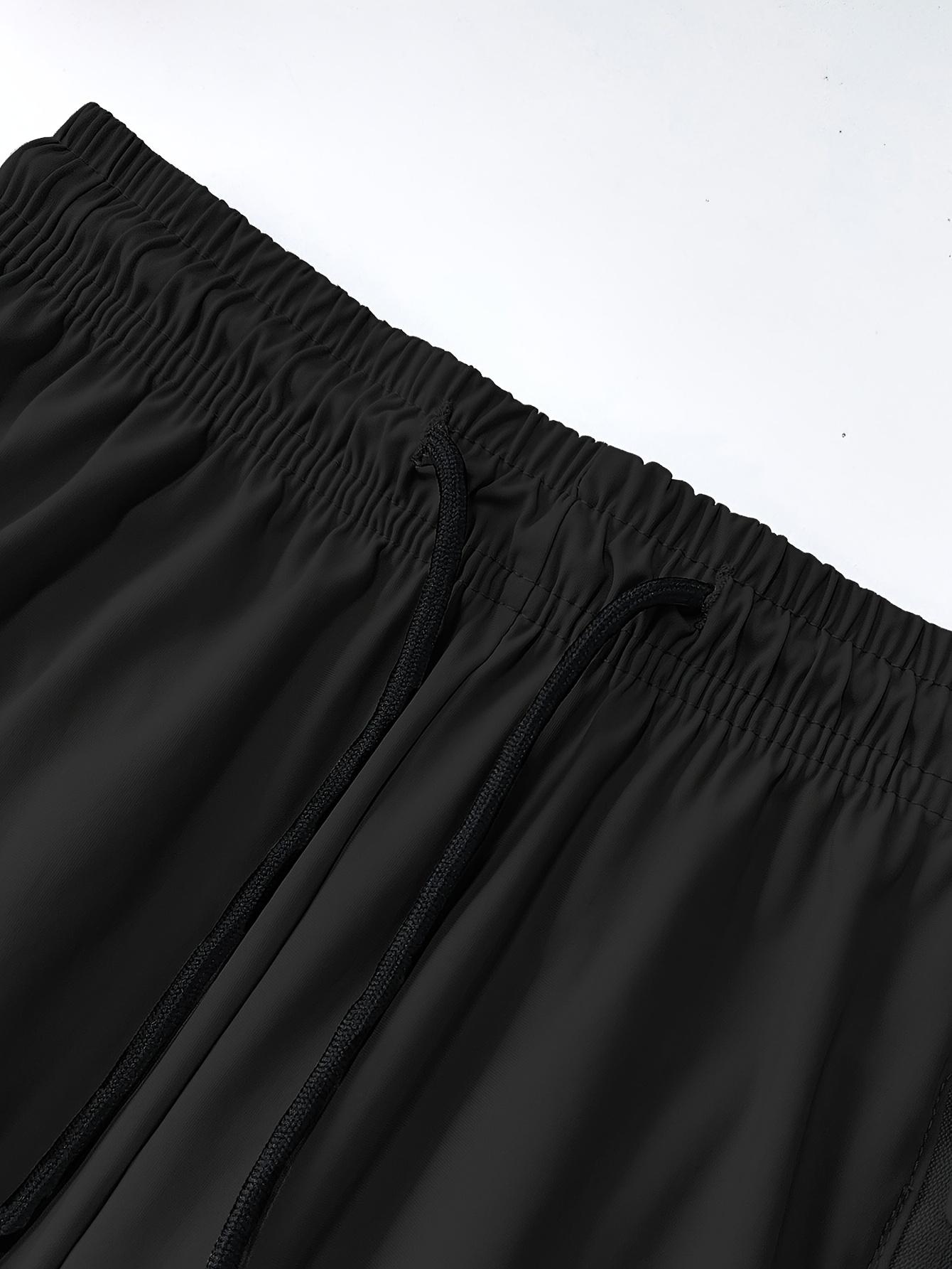 Women's Capris Pants - Loose Fit, Summer Drawstring Waist, Zippered Pockets, Breathable High-Stretch Fabric, Suitable for Everyday Wear, Women's Clothes, Ladies' Clothing