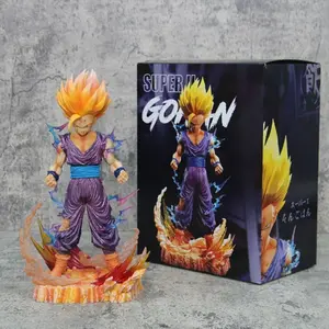 26cm Dragon Ball Anime Figure Super Saiyan 2 Gohan Action Figurines Statue Gk Dbz Pvc Collection Model Doll