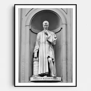 Trendy Poster-Niccolo Machiavelli Renaissance History Wall Art Poster Print Decor Room Colorful Gifts Decoration Ornaments