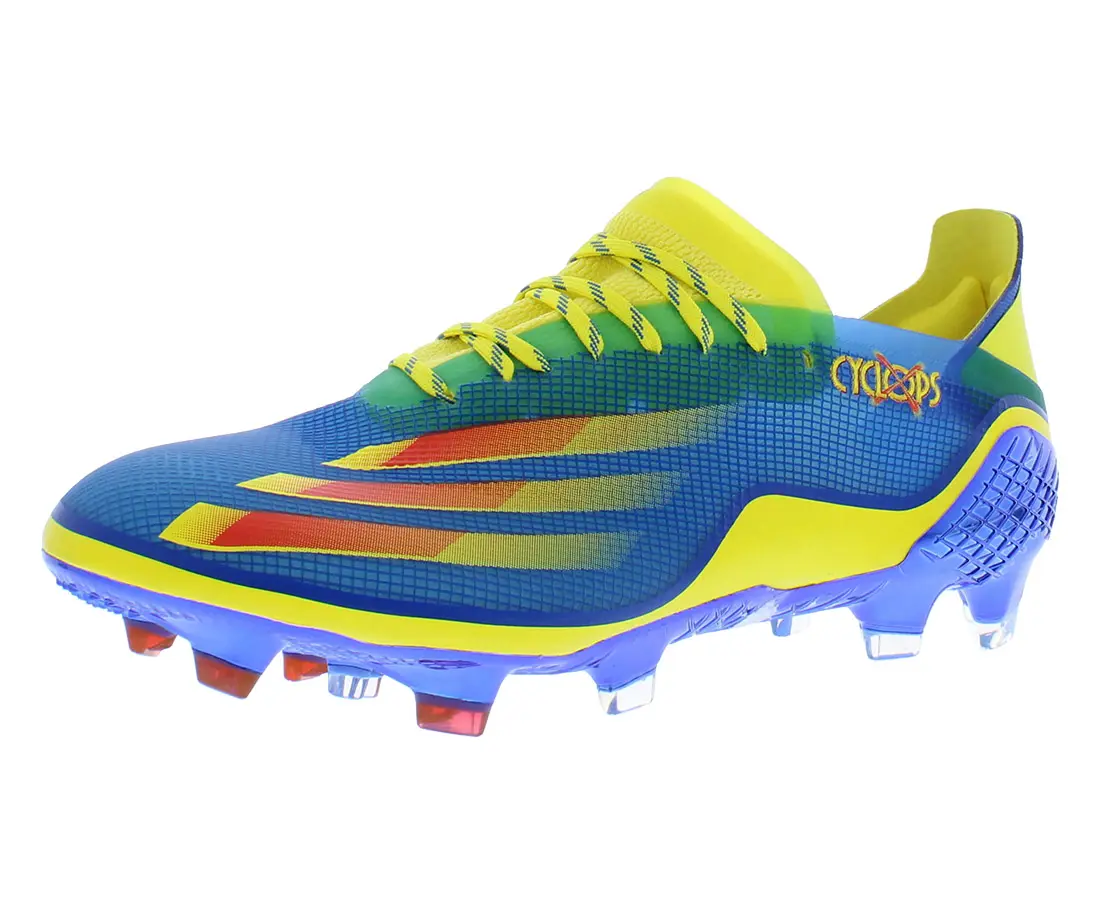 Adidas X Ghosted.1 FG Men's Sporty Lace-Up Athletic Sneakers for Outdoor Sports