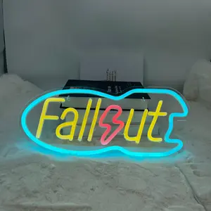 Fallout Light, 1 Count USB Powered Neon Sign, Creative Neon Light, Decorative Neon Sign for Home Game Room Bedroom, LED Neon Lights