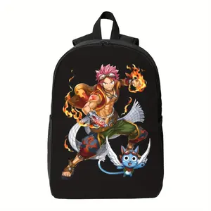 1pc 's Anime Ninja Anime Backpack with One Ninja Alliance Characters - Lightweight School Backpack, Large Capacity Laptop Bag for Anime Fans, Japanese Manga Themed Backpack for College, Work, Travel - Adjustable Straps & Zipper Closure, Stylish Polyester