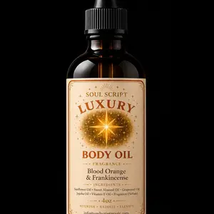 Blood Orange and Frankincense body oil