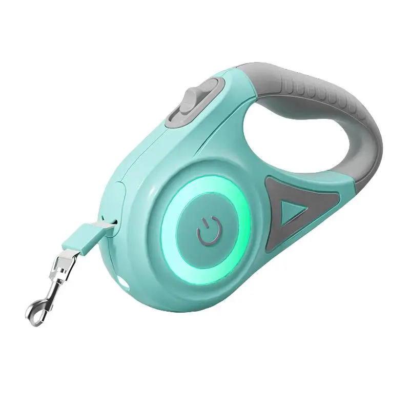 Gift for Pets, Retractable LED Dog Leash with Non-slip Handle, Summer Adjustable Tractor Rope for Night Walks, Easter Gifts Dog & Cat Accessories for