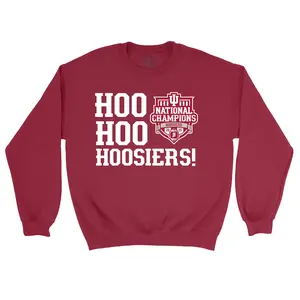 Indiana Football 2025 CFP National Champions 25 Champs V6 Crew