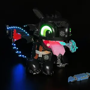 LYBMTWF LED Light Kit forLego LED Lighting Kit for Dragon Trainer Toothless Model 10375,— The Perfect Gift (Model Not Included) outdoorfun