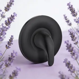 Matte Black Tub Shower Trim Kit, Pressure Balancing Single Handle, Compatible with Moen Posi-Temp Valve, Shower and Tub Trim Set, Reusable Washers, Durable Finish