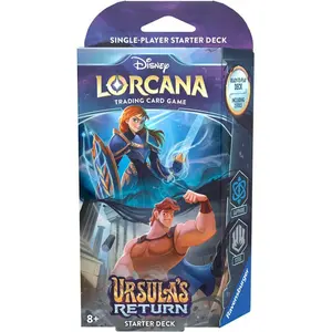 Lorcana TCG: Ursula's Return: Starter Deck: Sapphire & Steel (Anna & Hercules)