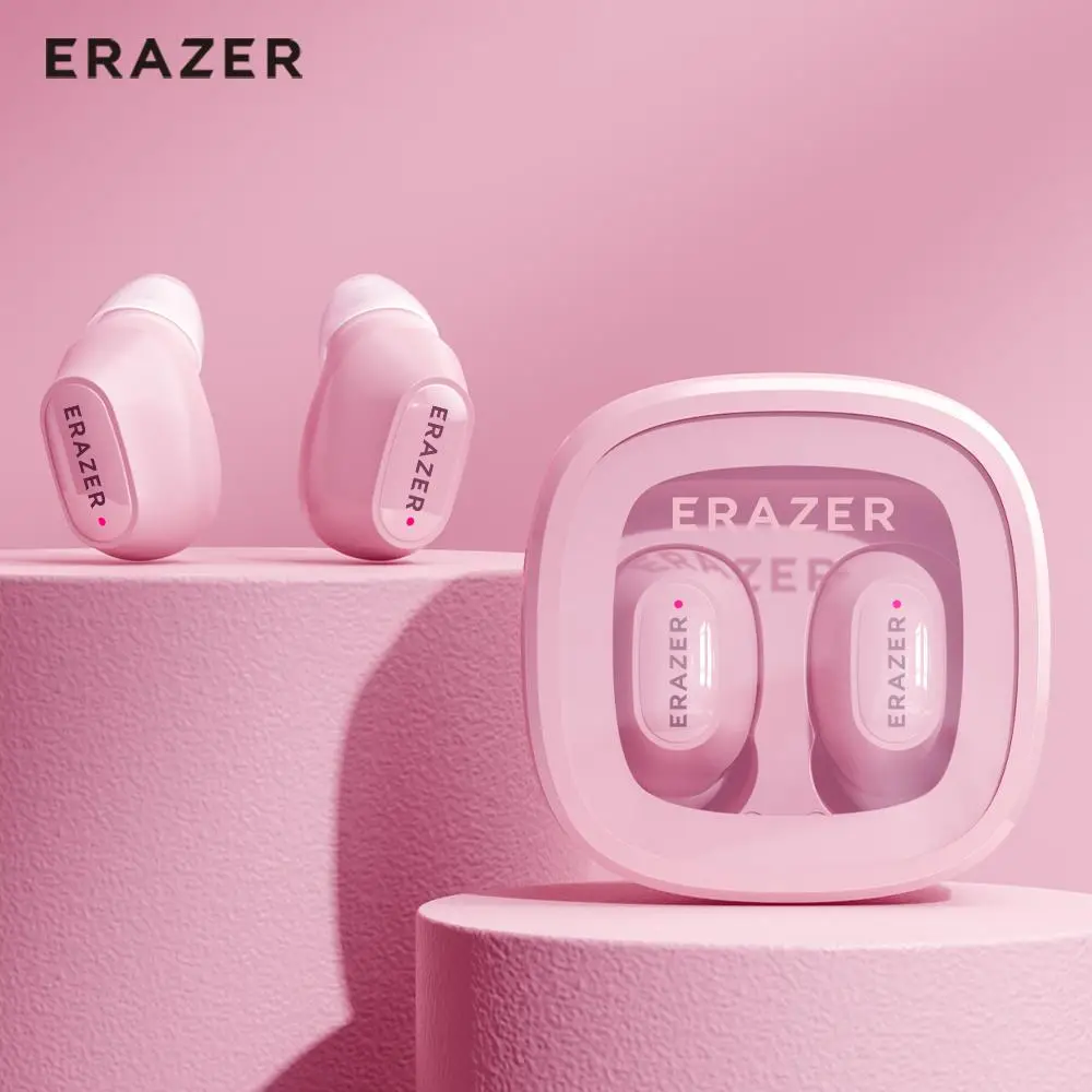 ERAZER XT62PRO Wireless Earbuds with Mic, Fall Mini Headphones, In-ear Earphone, IPX5 Waterproof…