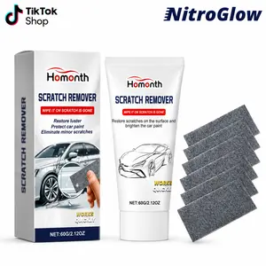 Homonth Nano Flash Cloth Car Scratch Removal Set Repair,  quick dry Car Paint Scratch detergent Polishing Agent, polish kit,  automotive detailing, Car care product remove dirt, effective oil film remover