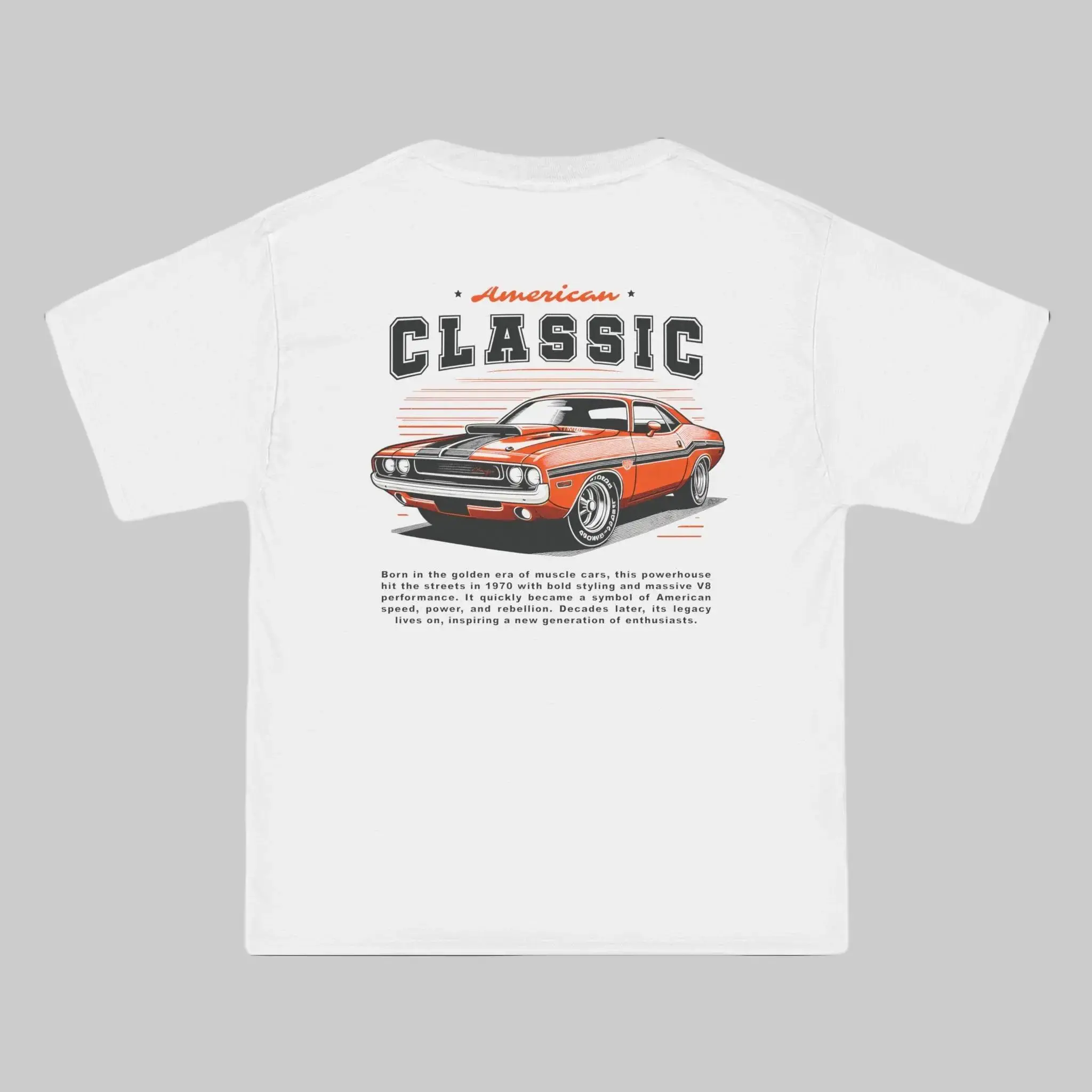 1970-1974 Dodge Challenger Shirt – Car Enthusiast Graphic T-Shirt Hoodie Sweatshirt 2 Sided
