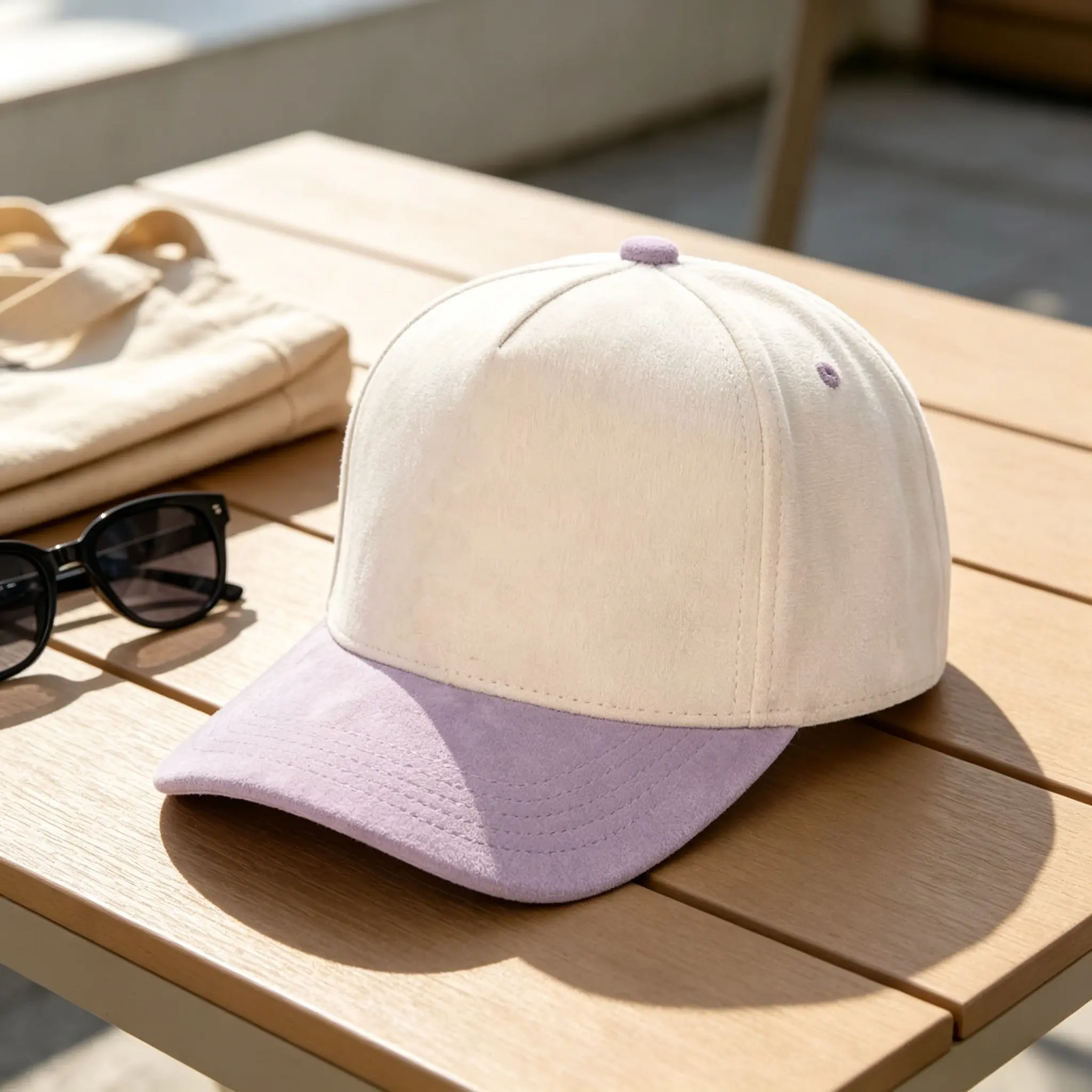 1PC Suede Snapback  , Adjustable Flat Brim Structured Hat, Unisex Breathable Casual Streetwear Outdoor Sun Protection , Multiple Color Options For Daily Sports Travel Wear mom baseball