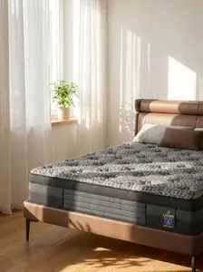 【ENSHUI】12/14 Inch Twin, Full, Queen, King Mattress Memory Foam And Spring, CertiPUR Certified, Motion Isolation, Cooling Gel Memory Foam, Breathable Fabric,  Easy Setup