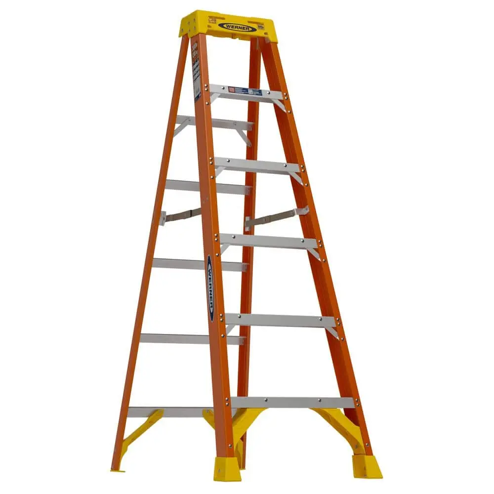 6 ft. Fiberglass Step Ladder (10 ft. Reach Height) with 300 lb. (Type IA)