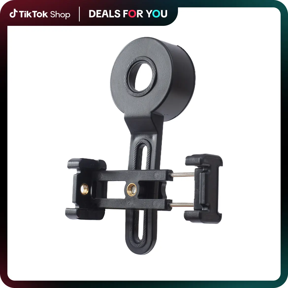 Metal & ABS Universal Adapter Mount for Optical Devices - Mobile Smartphone Holder Accessories for 35-45mm Telescope & Binocular Eyepieces