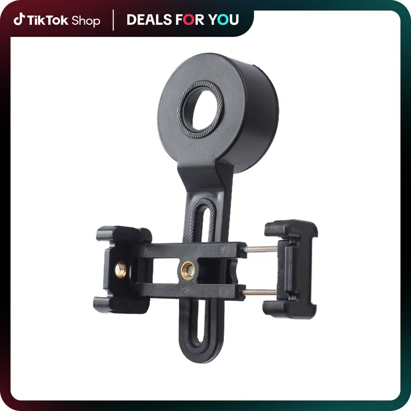 Metal & ABS Universal Adapter Mount - Portable Lightweight Mobile Smartphone Holder with Durable Clamp, Connection for 35-45mm/70-100mm Astronomical Telescopes, Binoculars, Microscopes, Digiscoping-Ready Outdoor Adventures Nature Exploration Accessory