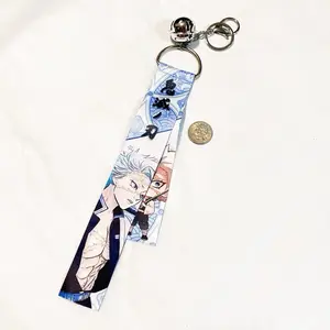 Demon Slayer Sanemi Shinazugawa Ribbon Keychain