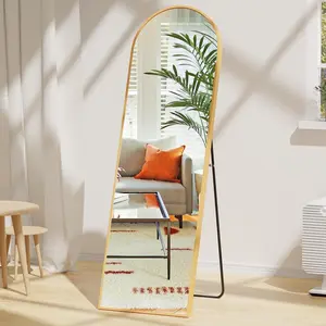 EDX Full Length Mirror 59x16 Inch, Rectangle Wall Mounted or Leaning Mirror, Full Body Dressing Mirror for Bedroom, Entryway, Closet and Home Decor