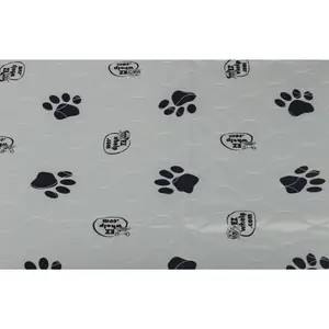 EZwhelp Gray Paw Print Pad