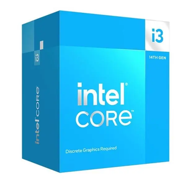 Intel Core i3-14100F 4Core 3.5GHz OC LGA-1700 Boxed Processor BX8071514100F