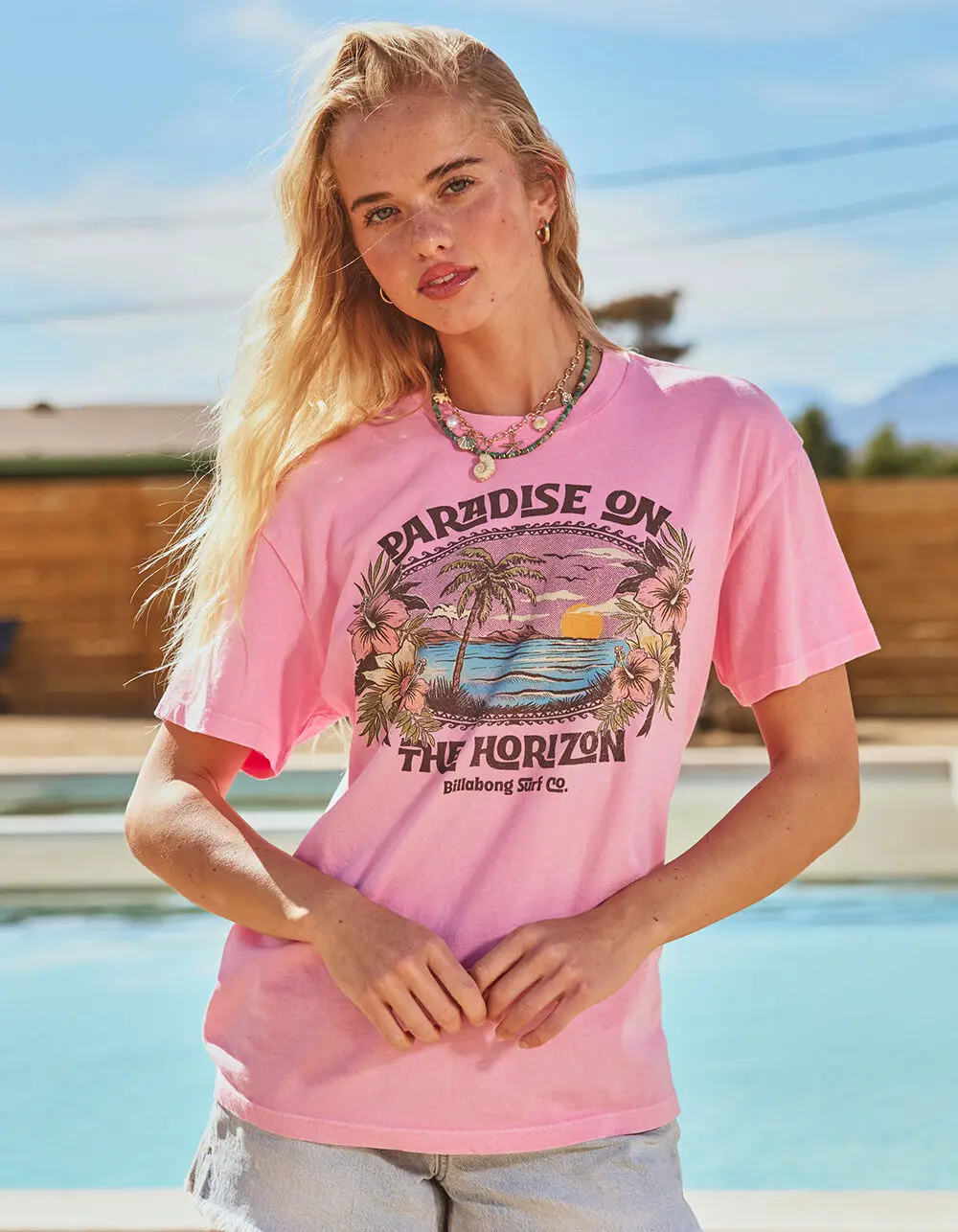 BILLABONG Horizon Womens Boyfriend Tee