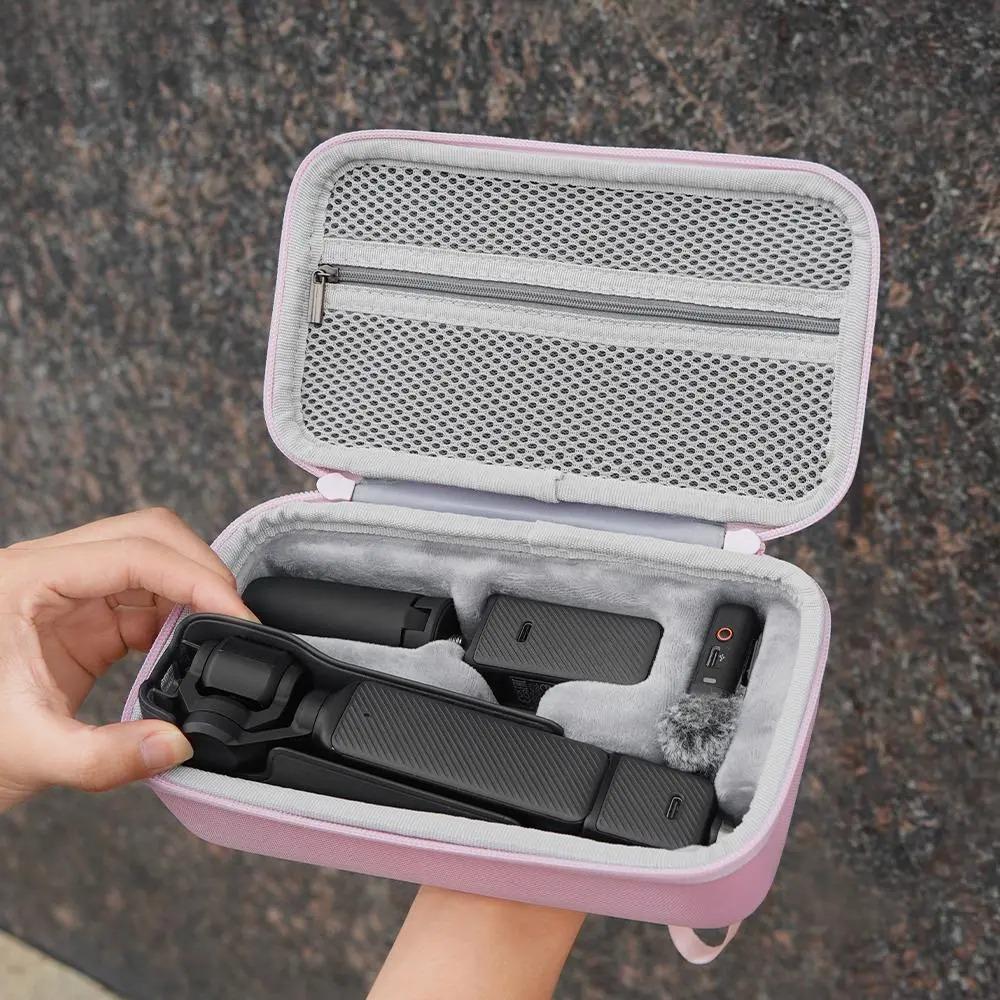 Portable Storage Case for DJI Osmo Pocket 3, 1pc Shockproof Scratch-Resistant Handbag with Wrist Strap, Outdoors Travel Accessories, Camera Zipper Bag