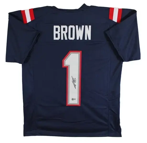 A.J. BrownNavy Pro Style Jersey