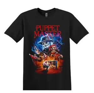 Pumpkinhead Horror Movie Men's Black T-Shirt Size S-4XL 100% Cotton Crewneck Tropical Print Top Cotton Printed Round Neck T-Shirt