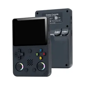 R36s Retro Video Game Console, Portable Handheld Gaming Machine, 128GB Memory, Linux System, 3.5 Inch IPS Screen, Rechargeable Portable Console