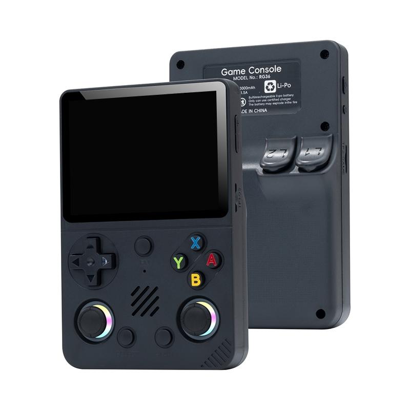 R36s Retro Video Game Console, Portable Handheld Gaming Machine, 128GB ...