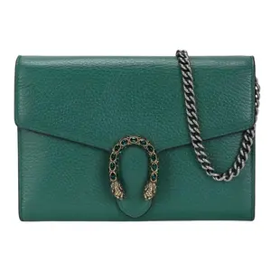 Pre-owned GUCCI Leather Crossbody Bags Dionysus Small Textured Shoulder Bag