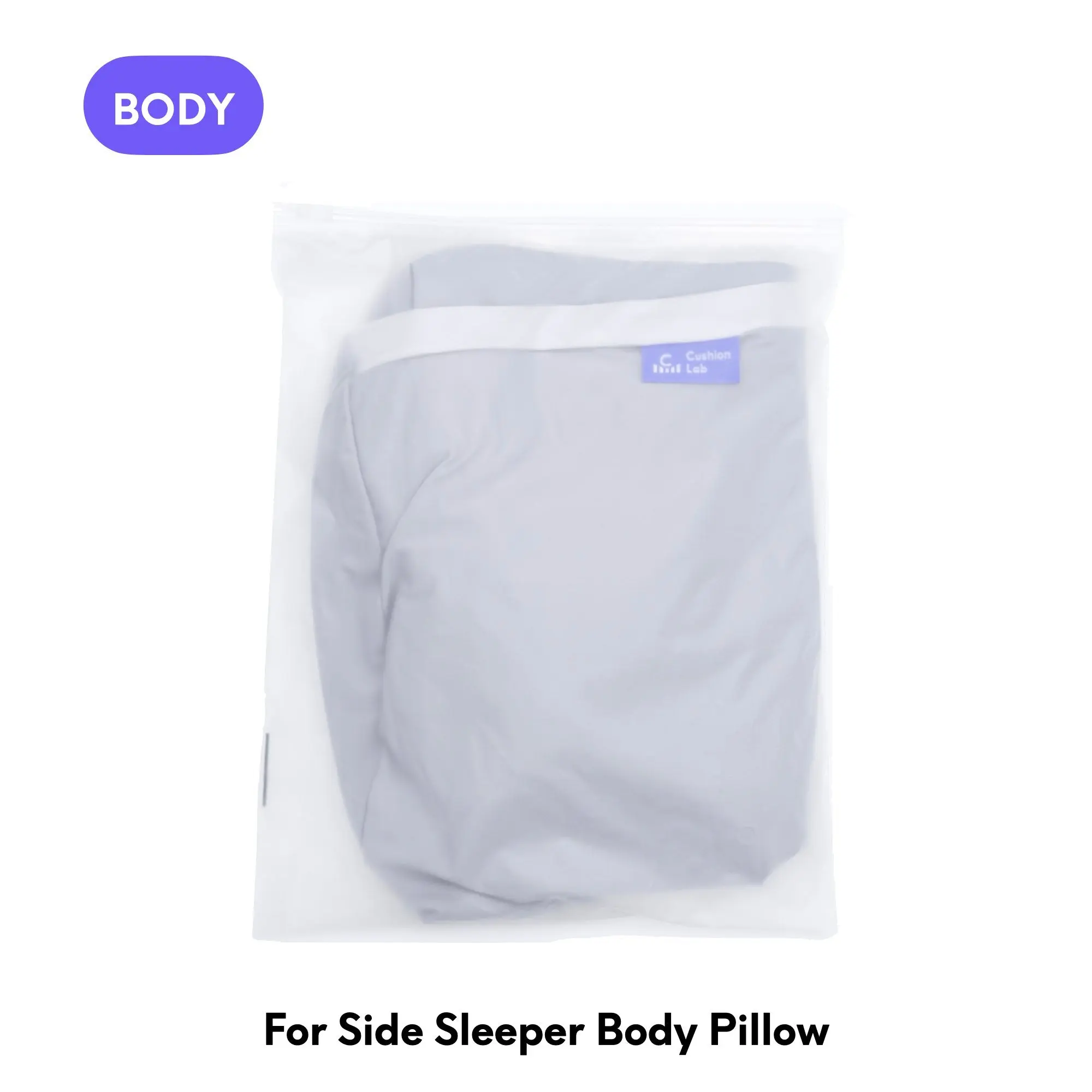 Cushion Lab Side Sleeper Body Pillow Cover (Cover Only), Cooling Bedding